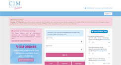 Desktop Screenshot of cimbanque.net